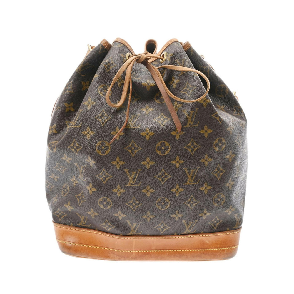 LOUIS VUITTON Monogram Noe Brown Canvas Shoulder Bag